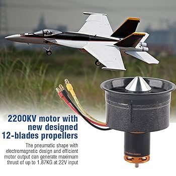 ラジコン飛行機ダクトファン Amazon.co.jp: ターボジェットファン, ダクテッドファン, 50mm